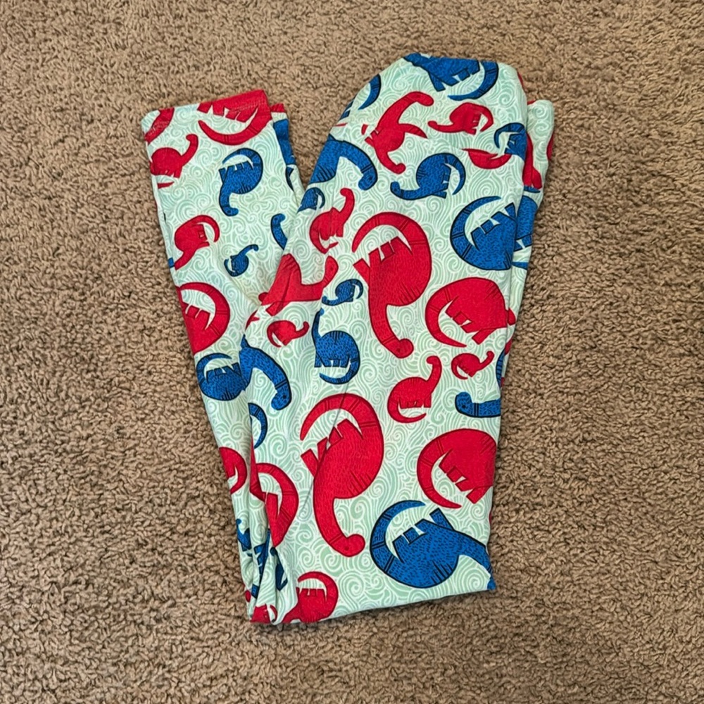 Lularoe Dinosaur Leggings OS